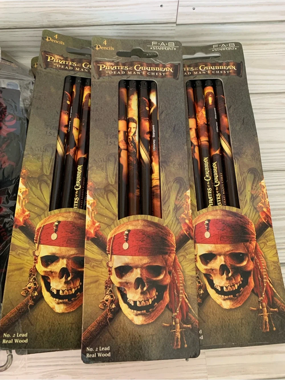 New Pirates of the Caribbean Movie Lanyards Pencils Party Favors